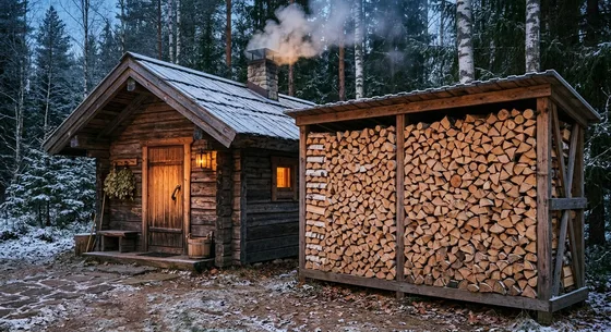 Укладка дров в Шатуре, улица Заречная, 17Б